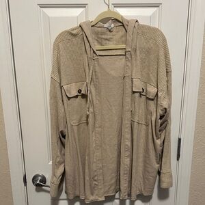 Maurices Tan Hooded Jacket